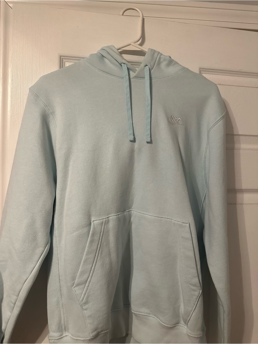 Nike Men’s Pale Blue Pullover Hoodie